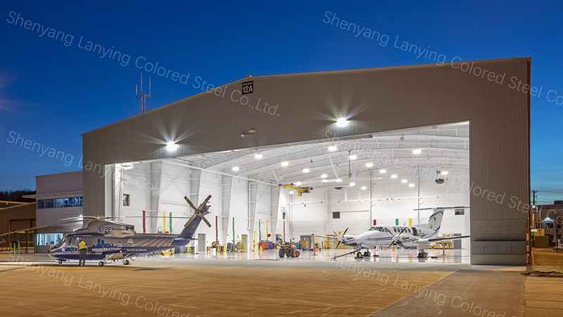 prefabricated aircraft hangars