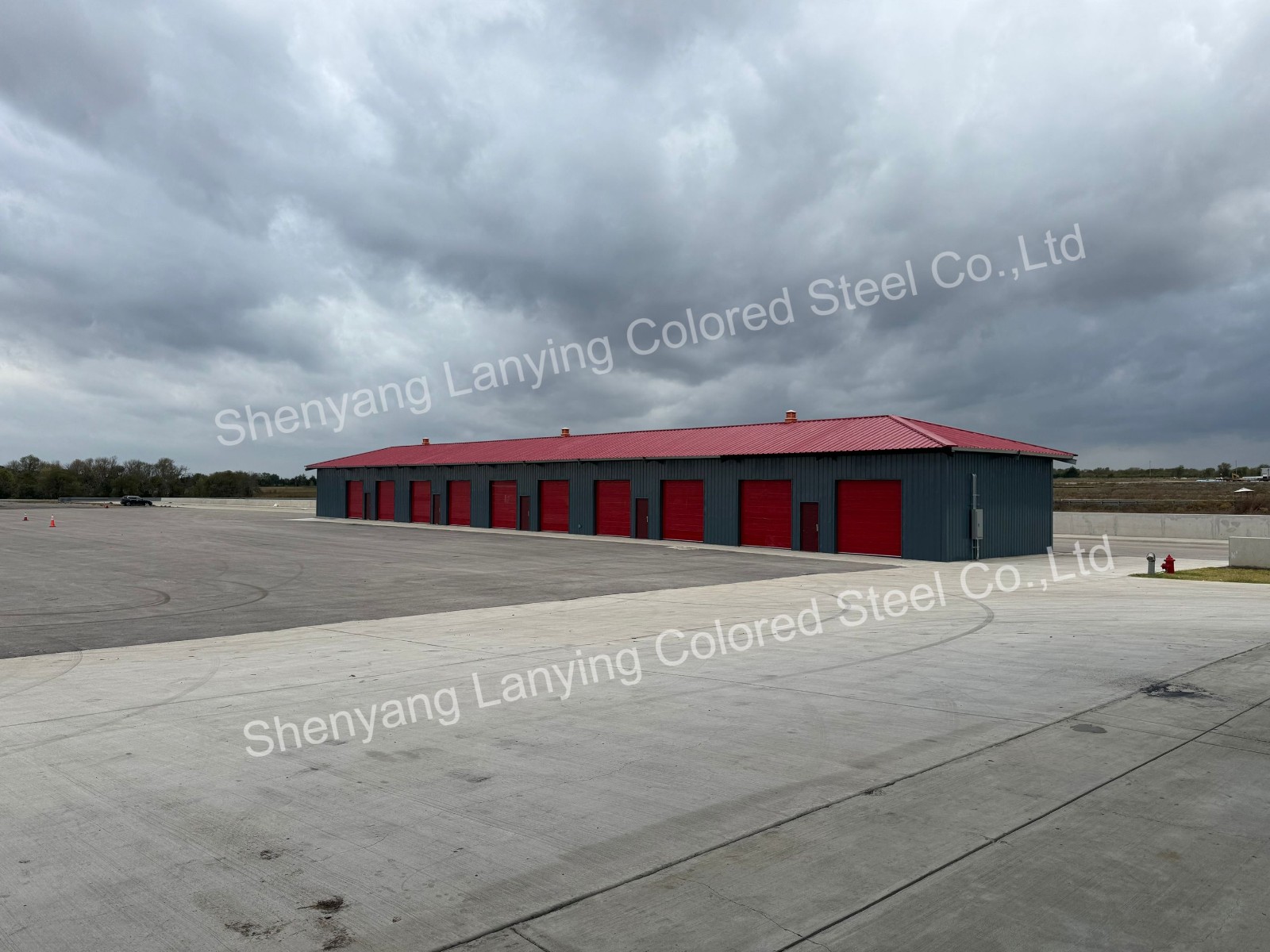 prefab steel structure commercial building