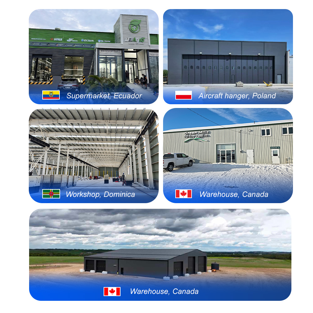 Steel Structure Warehouse and Workshop Logistics Industrial Park Prefabricated Storage Buildings