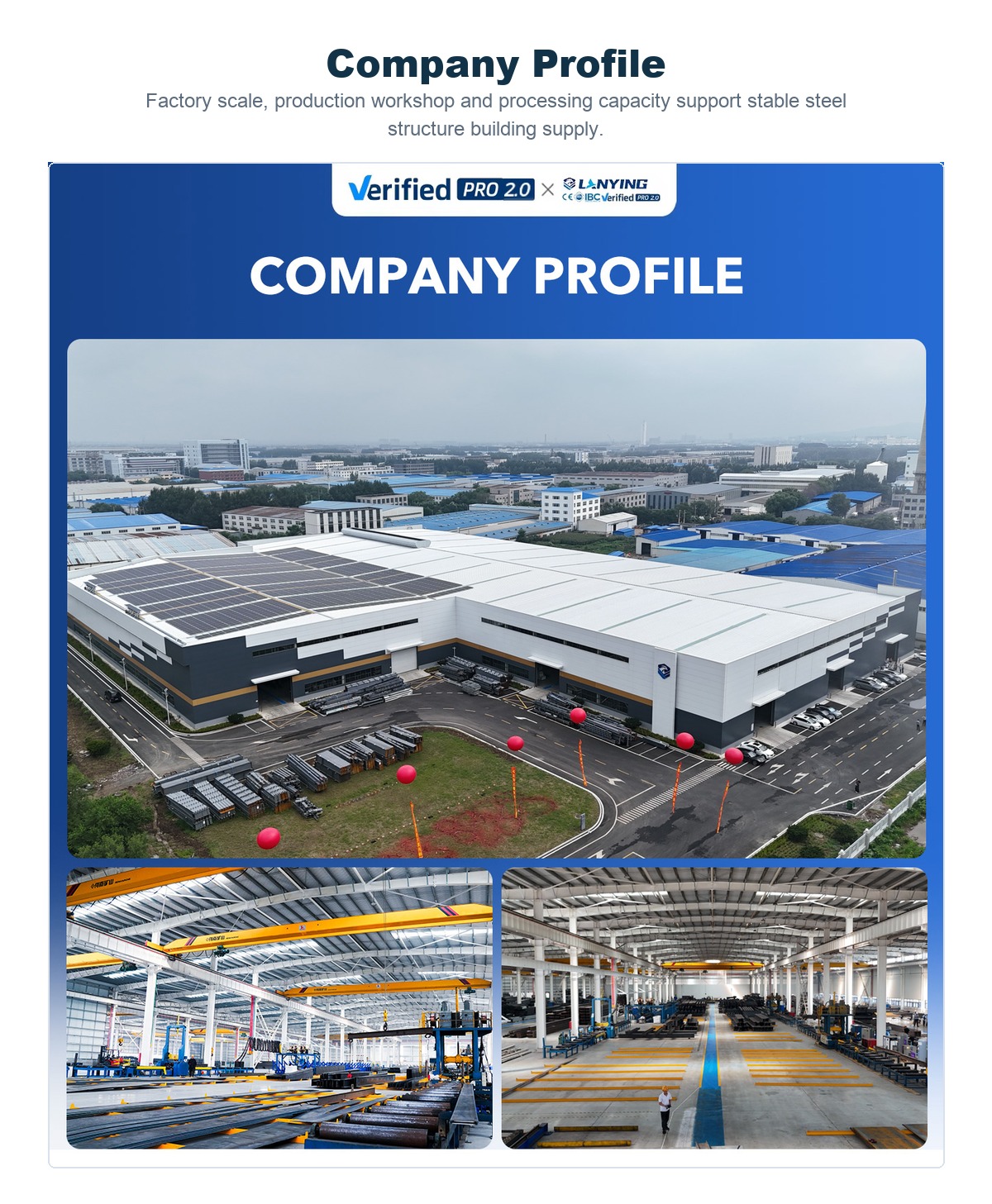 Prefabricated Steel Structure Logistics Warehouse Aircraft Hangar