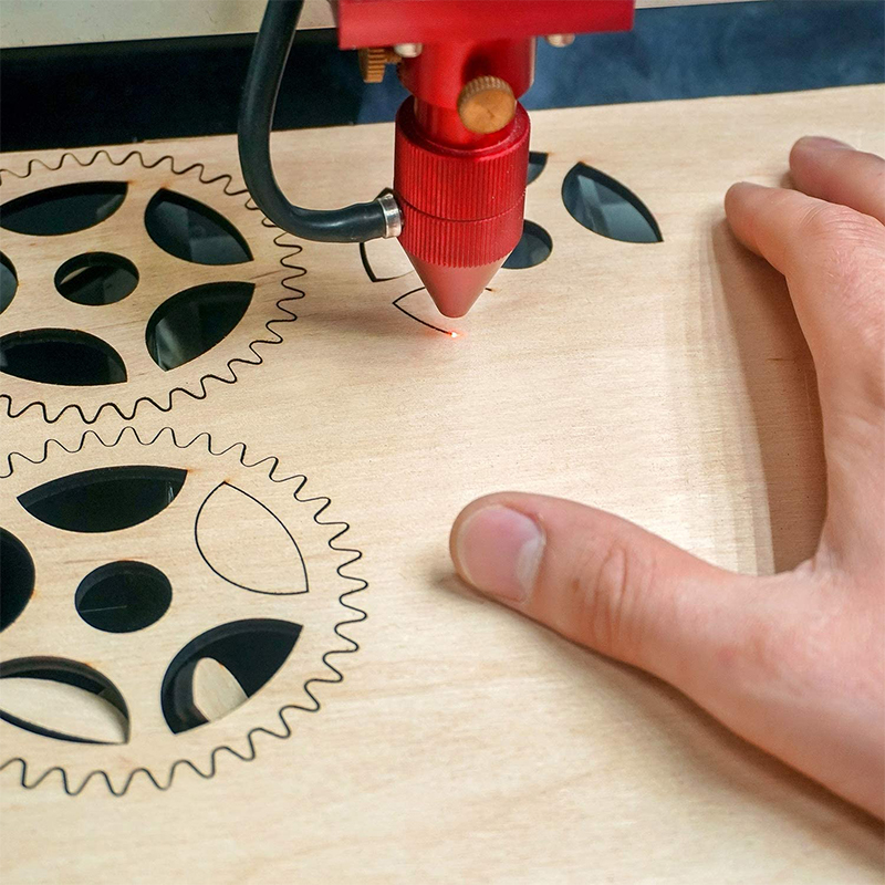 Laser Cutter Engraving Plywood Sheets