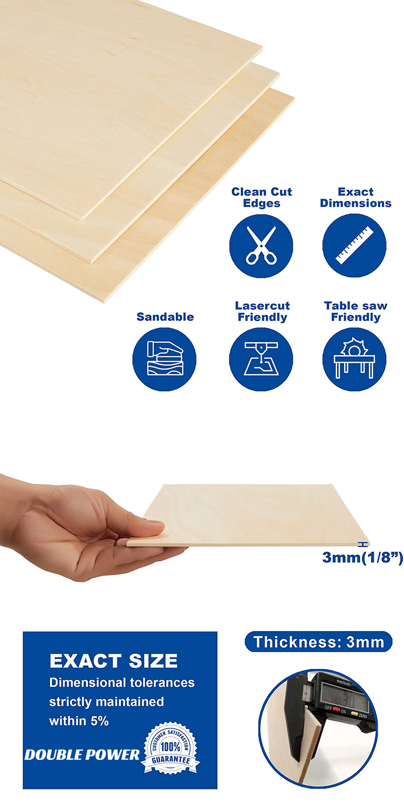 1.5mm basswood sheets
