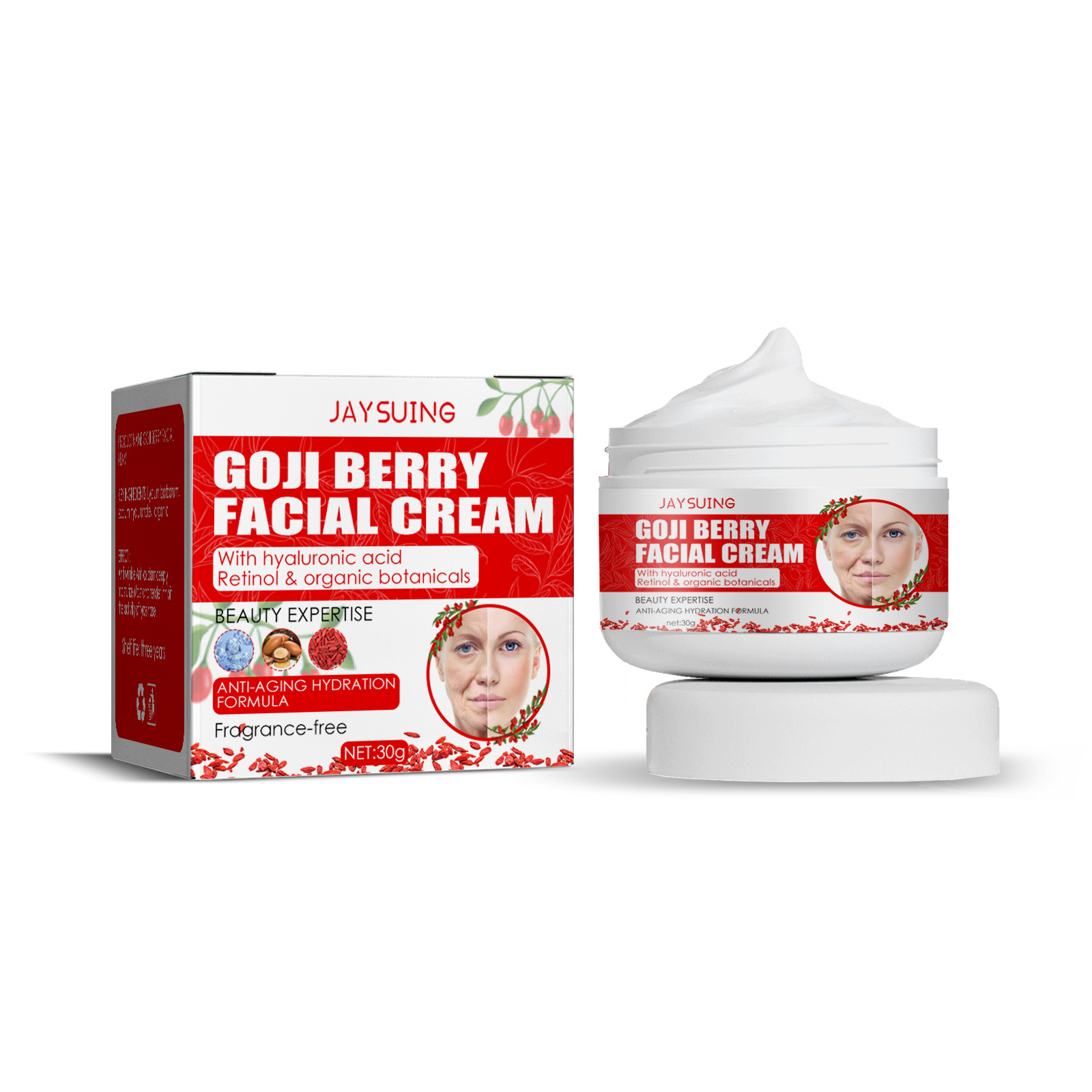 Gesichtscreme Gesichts-Anti-Aging-Feuchtigkeitsspendende Gojiberry-Gesundheit und Anti-Aging-Gojiberry-Creme