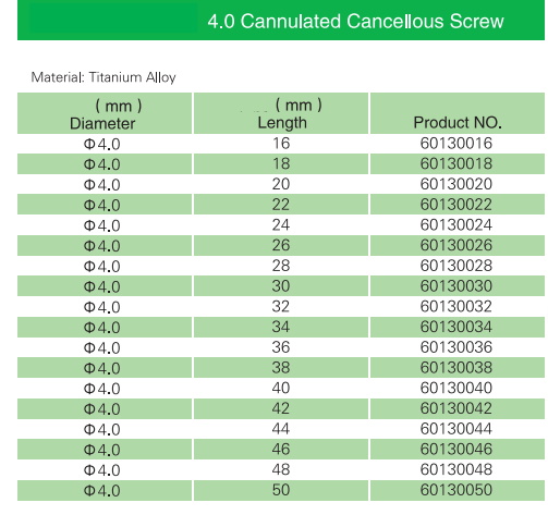 hollow screw