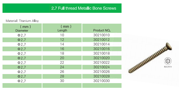 cortex screw orthopedic