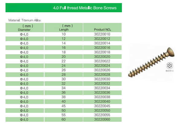 4.5 cortical screw