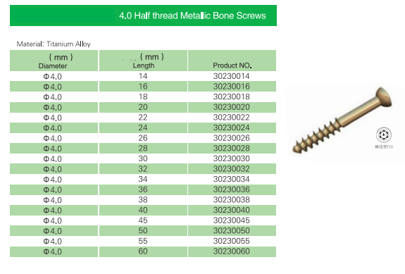 4.5 mm cortical screw