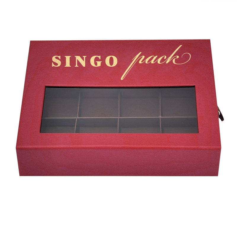 Chocolate Gift Packaging Boxes With Clear Window