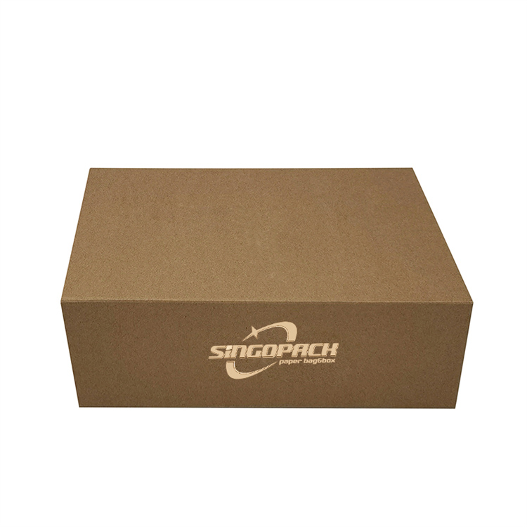 Custom Collapsible Kraft Paper Shoe Box Packaging