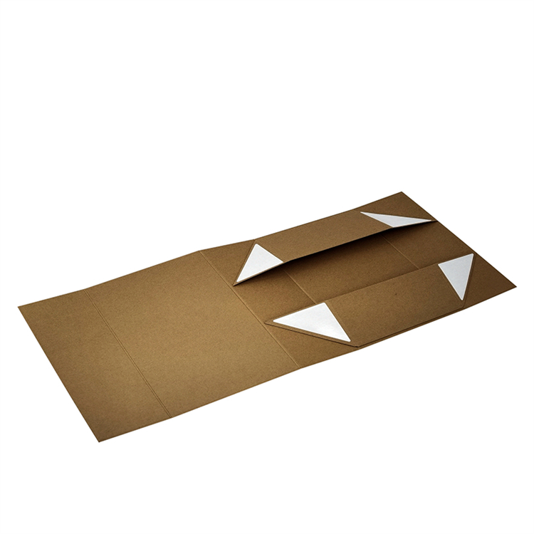 Custom Collapsible Kraft Paper Shoe Box Packaging