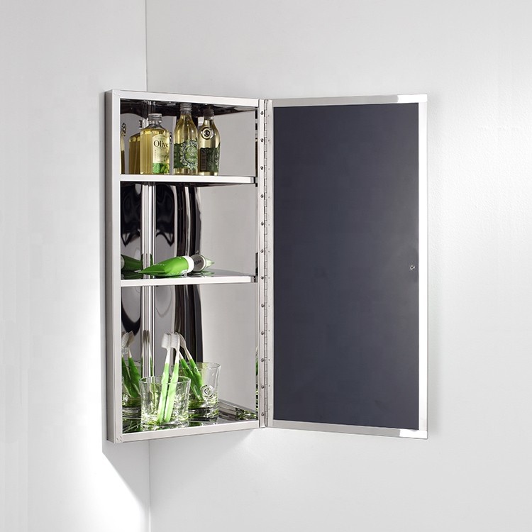 Corner Bathroom Mirror Cabinet