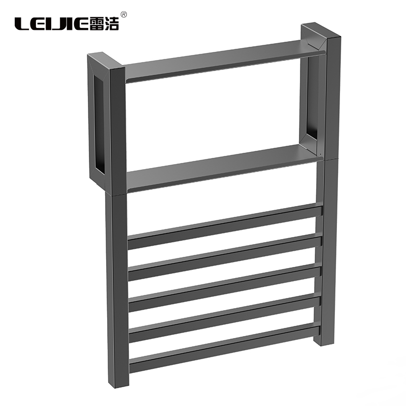 Black Electric Heated Towel Rail