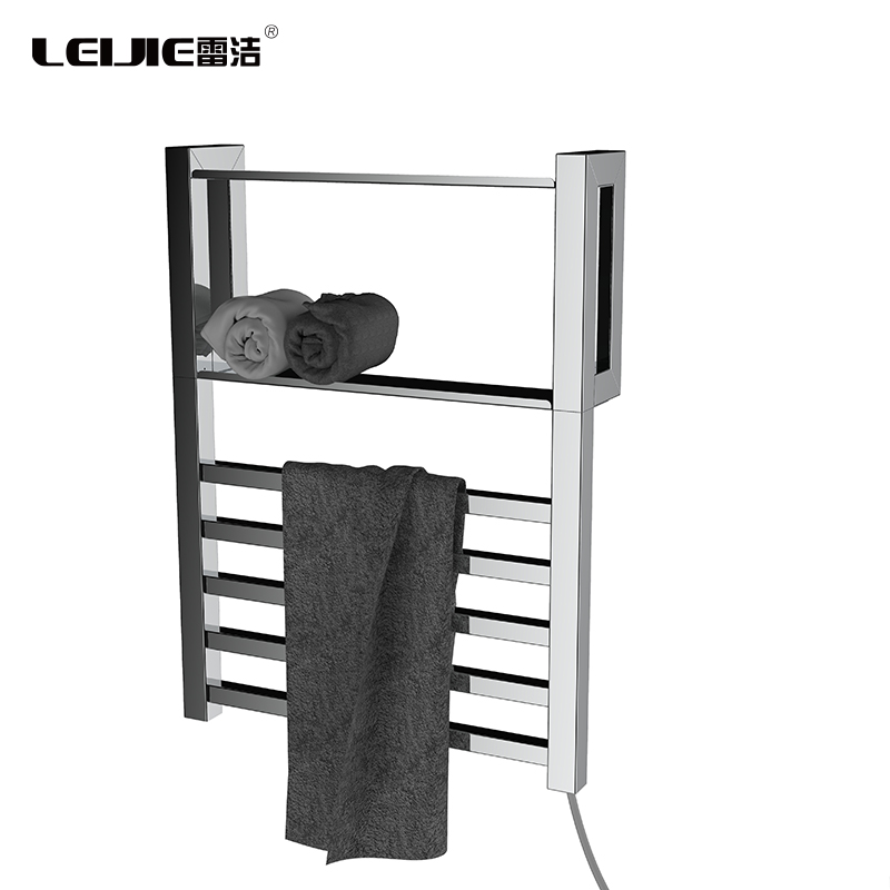 Black Electric Heated Towel Rail