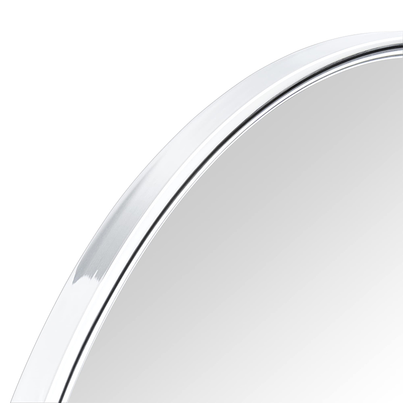 Oval rotating mirror tilting bathroom vanity mirror