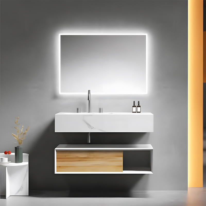 Luxury Hotel Bathroom Sink Vanity Mirror Cabinet