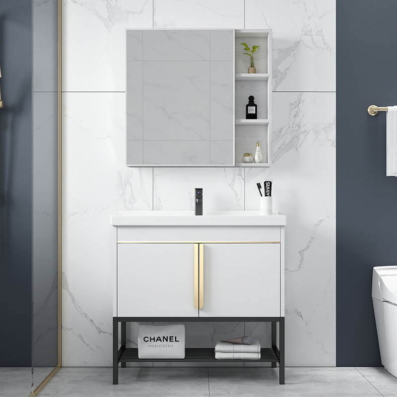 corner vanity unit