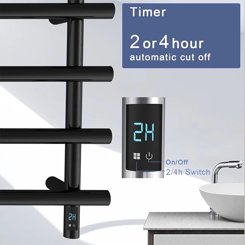 Towel warmer with timer