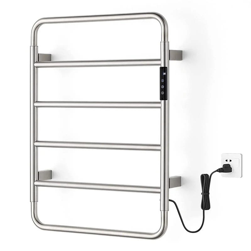 Stainless Steel Heated Towel Rack with Timer