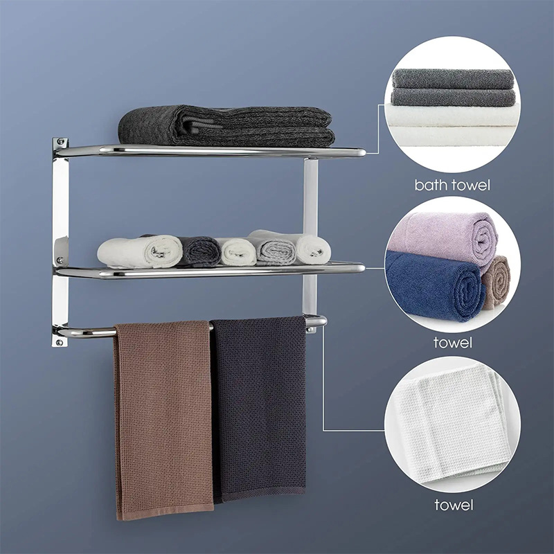 bathroom towel rack with tower