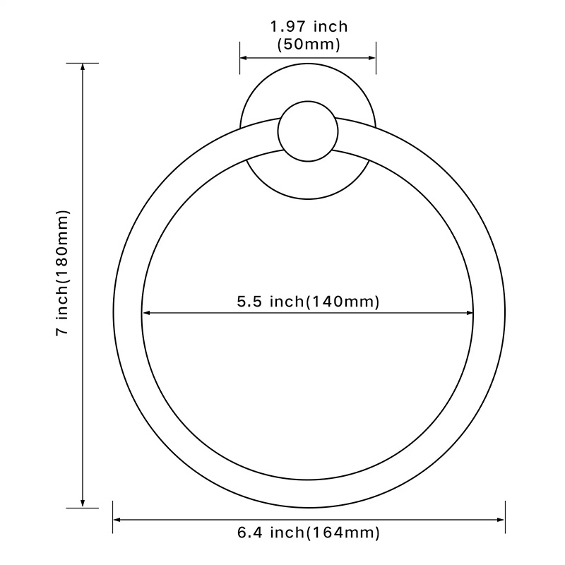 round towel rack