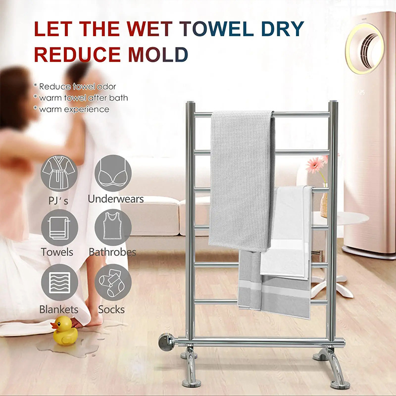 Freestanding Heated Towel Rack