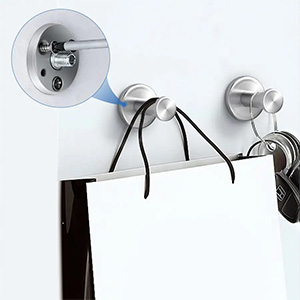 silver bathroom hooks