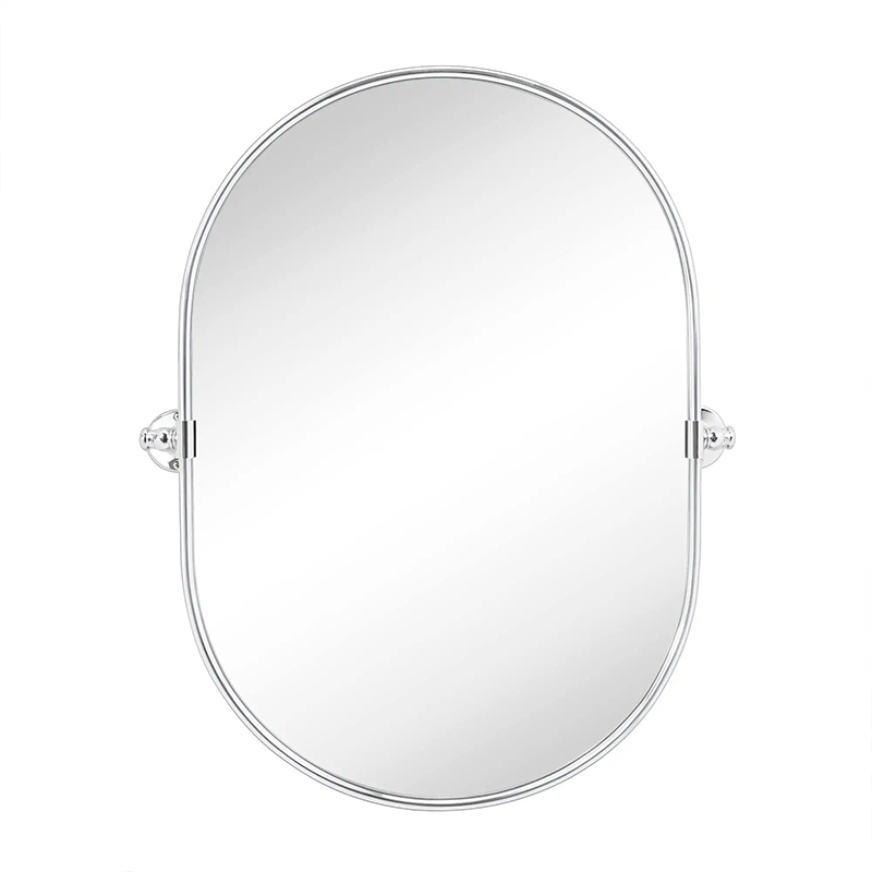 Oval Tilting Bathroom Vanity Mirror 20x30''