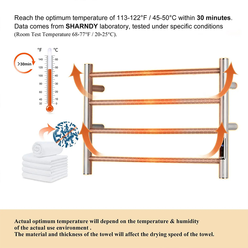 bathroom wall mounted towel heater