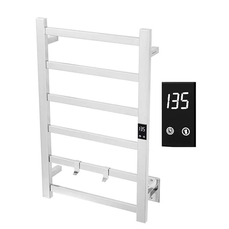 Heated Towel Rack with Timer and Temperature Adjustment |