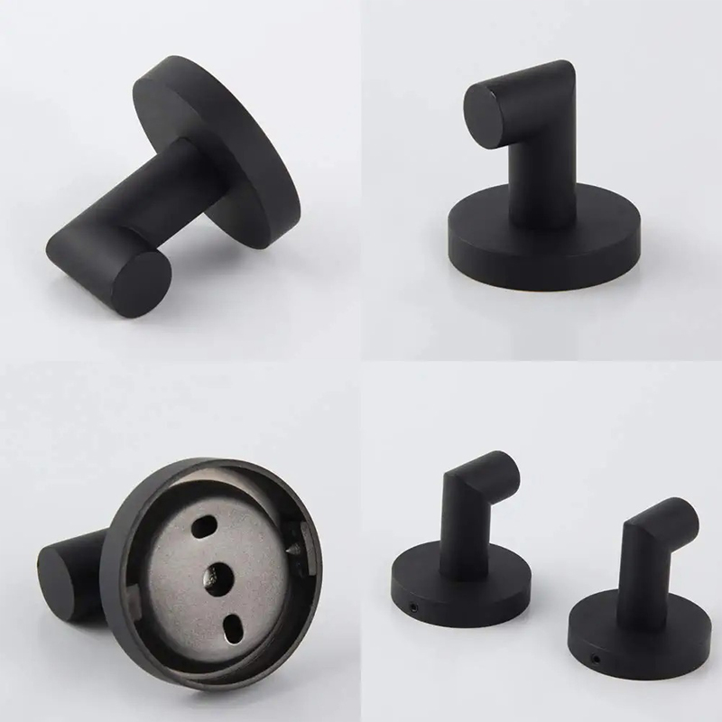 Bathroom Coat Hook SUS 304 Stainless Steel Matte Black