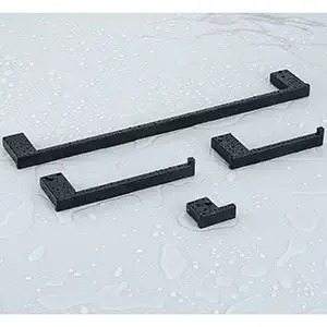 black hooks for bathroom