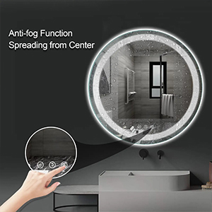 bathroom mirror with led light