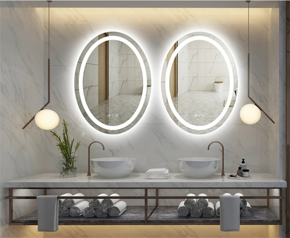 bathroom wall mirrors