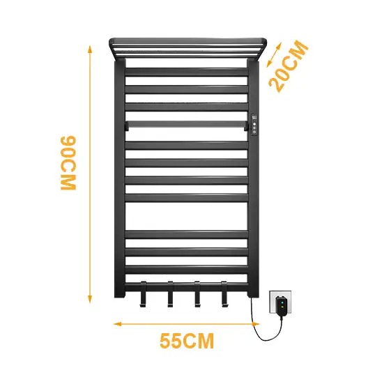 heated towel rack for bathroom