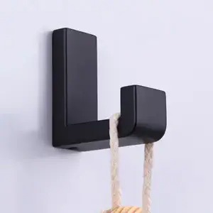 black towel hook