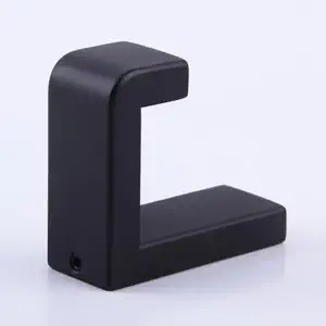 black towel hook