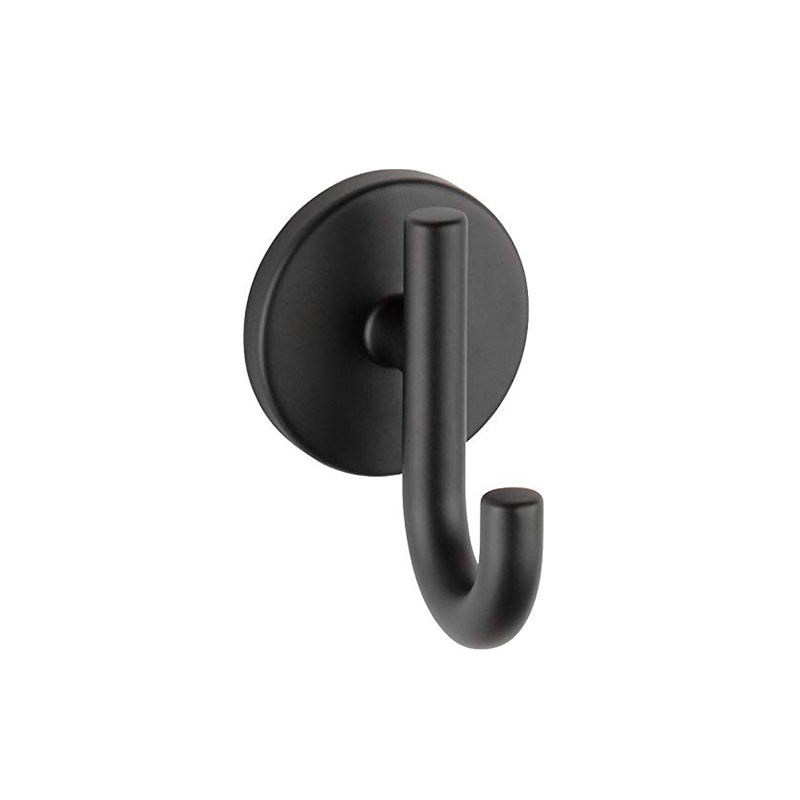 Towel hook, matte black