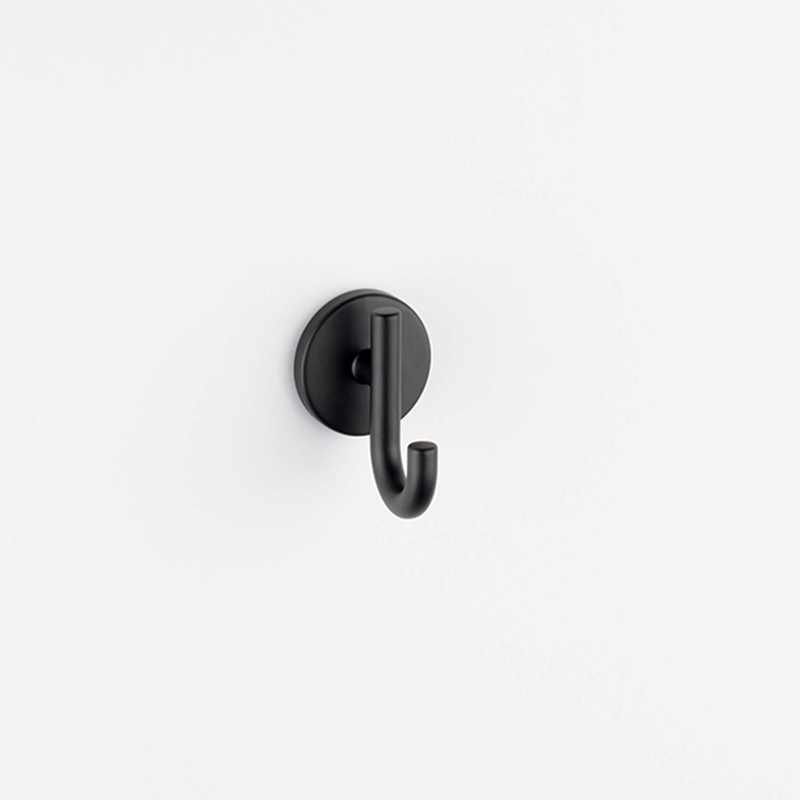 Towel hook, matte black