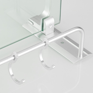 hanging towel rack