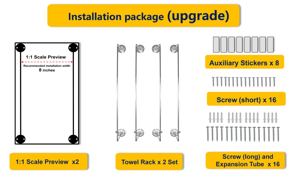 wall mounted towel rack