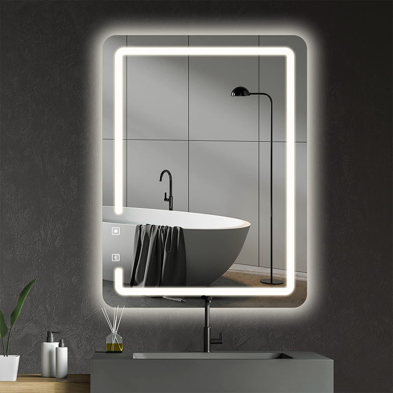 Supply 32x24 Inch Wall Mounted Bathroom Mirror with Light Wholesale ...