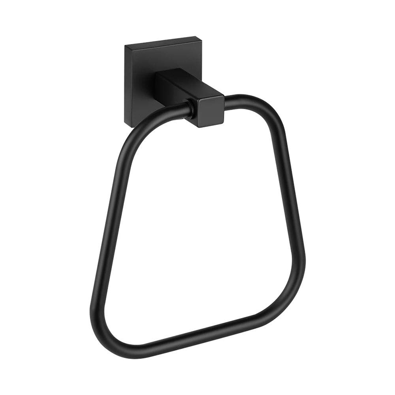 Bathroom Towel Rack Round Black Hand Towel Ring