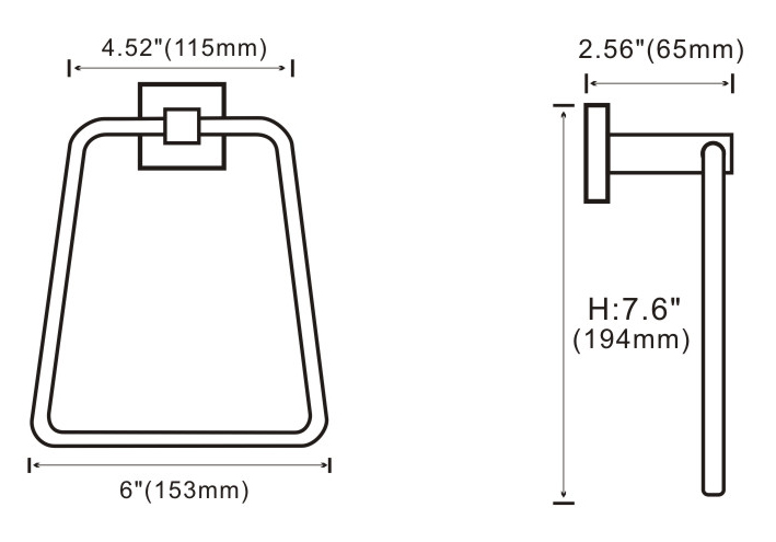 towel ring holder