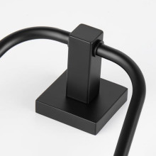 black towel ring