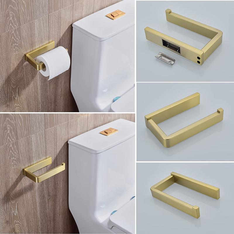 Bathroom 3-piece towel hook towel bar toilet paper holder