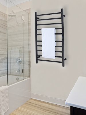 heated towel rack wall mounted