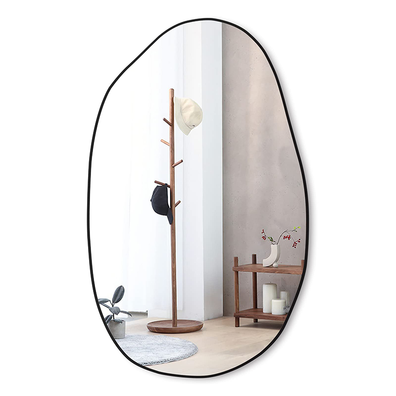 33.5 × 20.5 inch irregular wall mirror, asymmetric mirror,