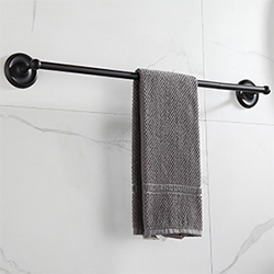 Bathroom towel bar set