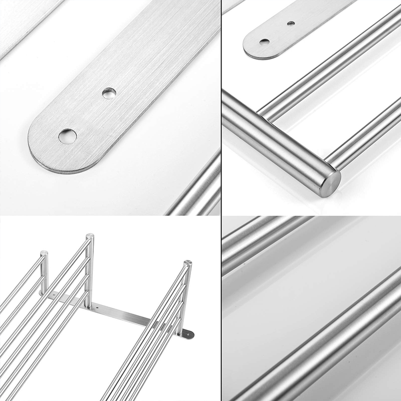 24 inch 3 layer 304 stainless steel towel rack