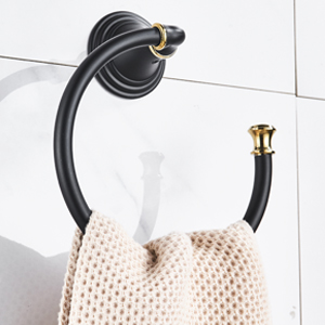 Black Gold Hand Towel Ring